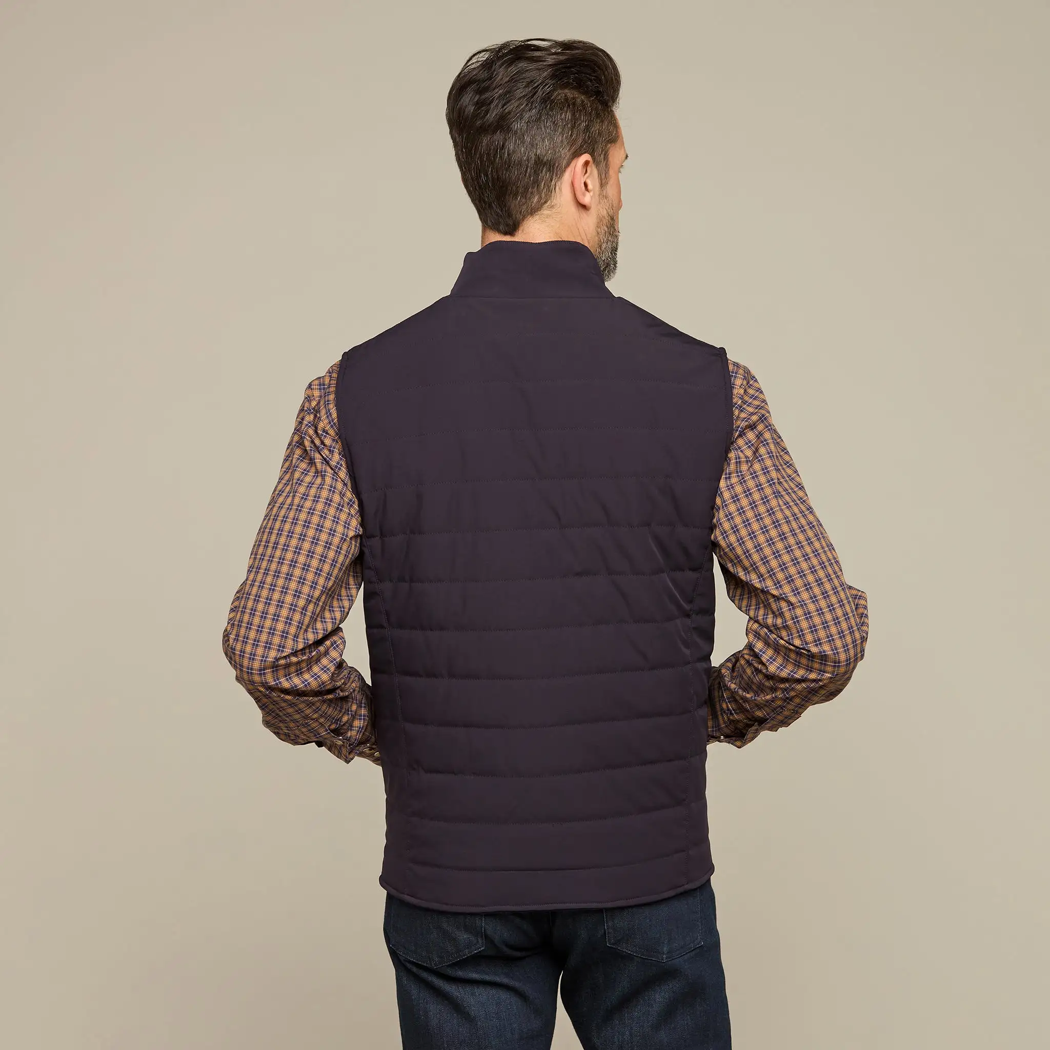 Gilroy Reversible Vest :: Navy