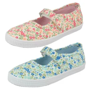 Girls Startrite Casual Canvas Shoes Portofino