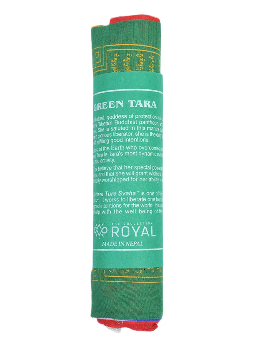 Green Tara Prayer Flag Roll