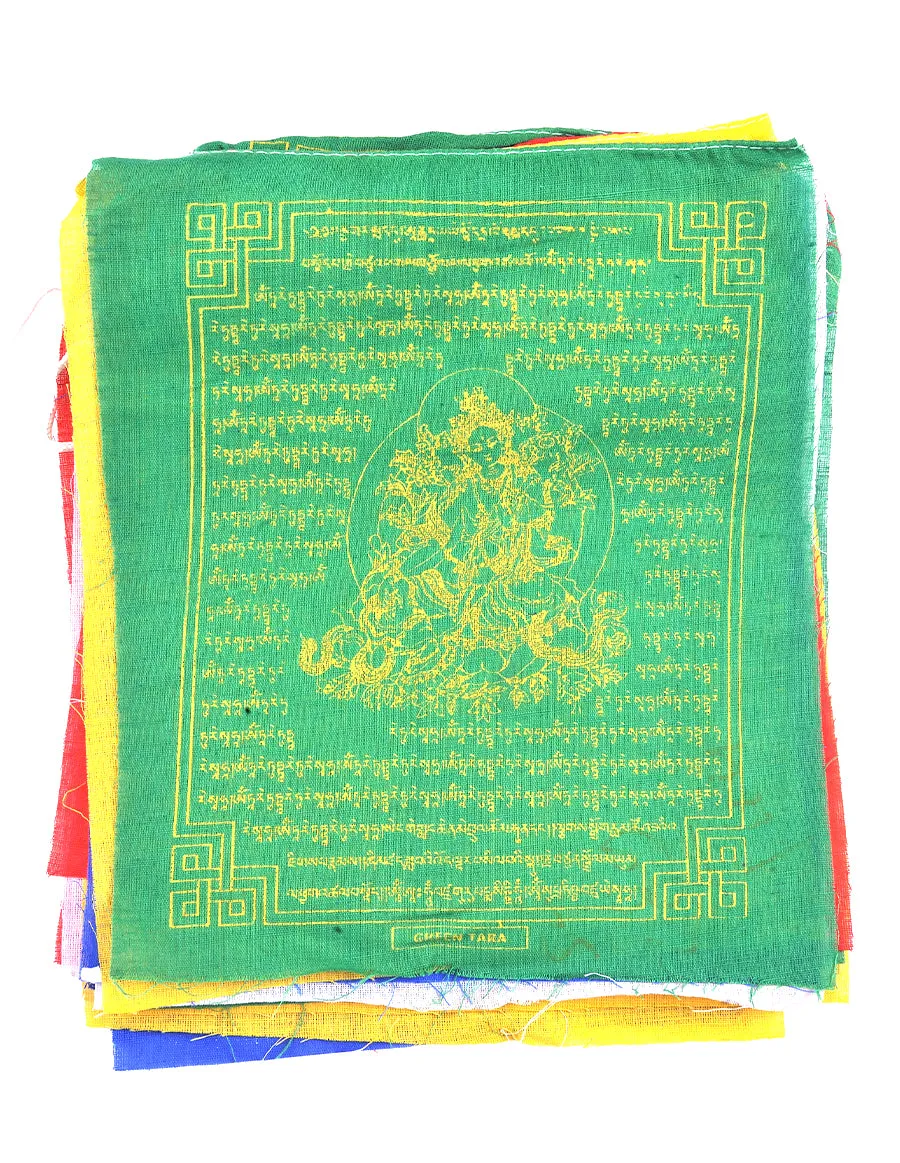 Green Tara Prayer Flag Roll