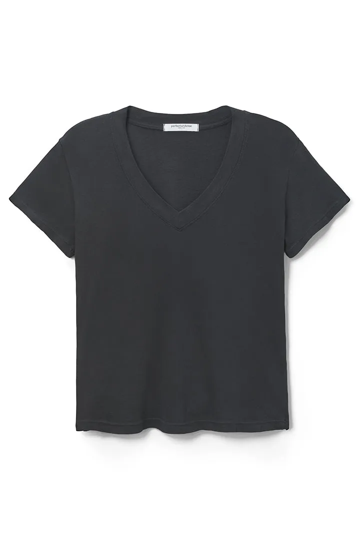 HENDRIX BOXY VNECK TEE