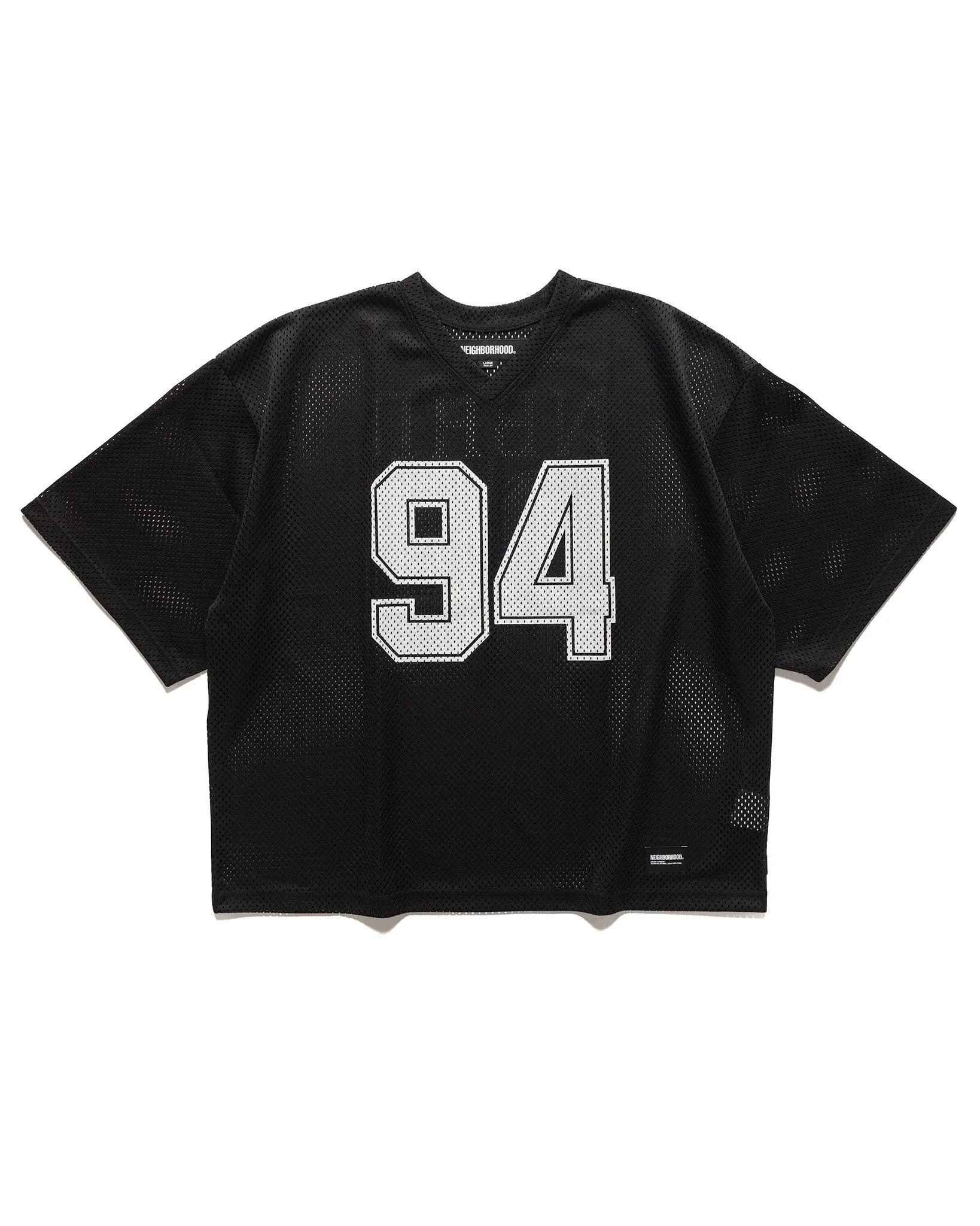 Hockey V-Neck SS Black