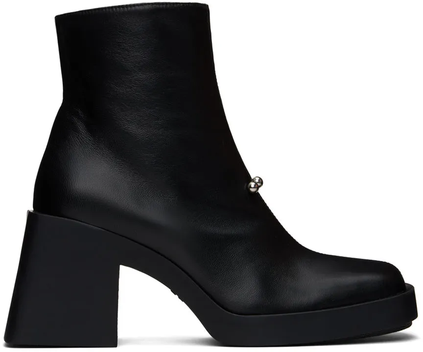 Justine Clenquet Black Raya Boots