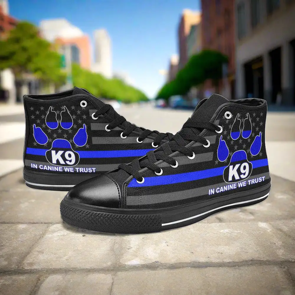 K9 Men’s Classic High Top Canvas Shoes