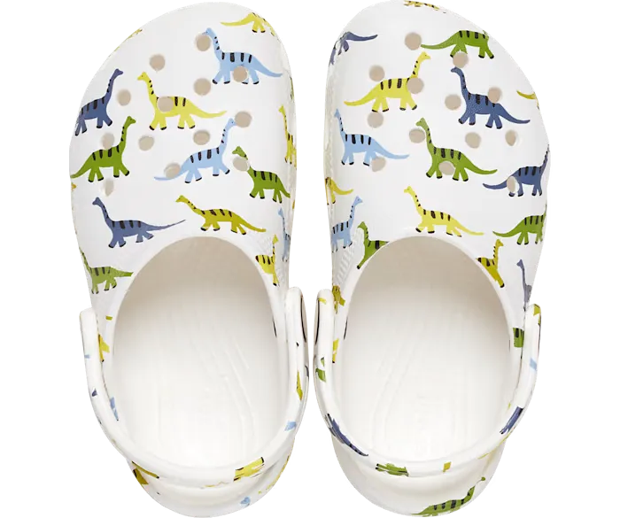 Kids' Character Print Dino Clog