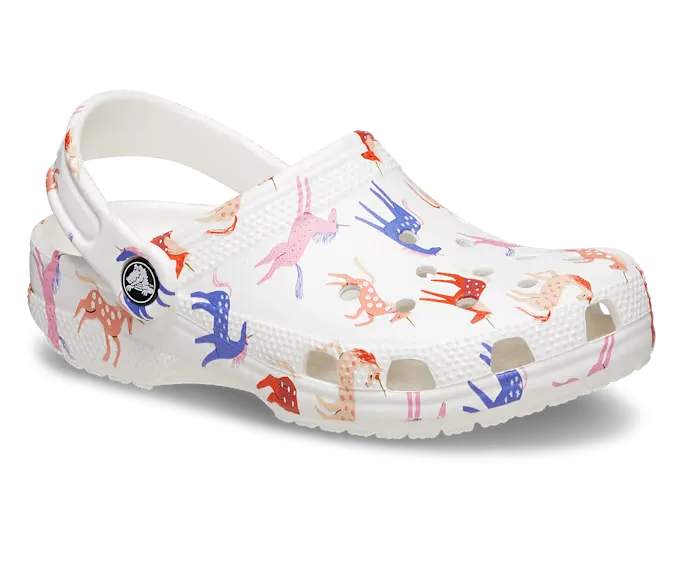 Kids' Character Print Unicorn Clog