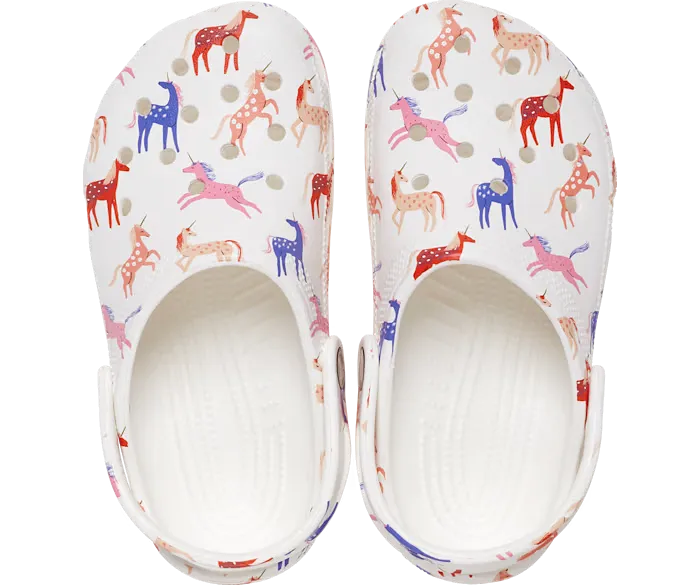 Kids' Character Print Unicorn Clog