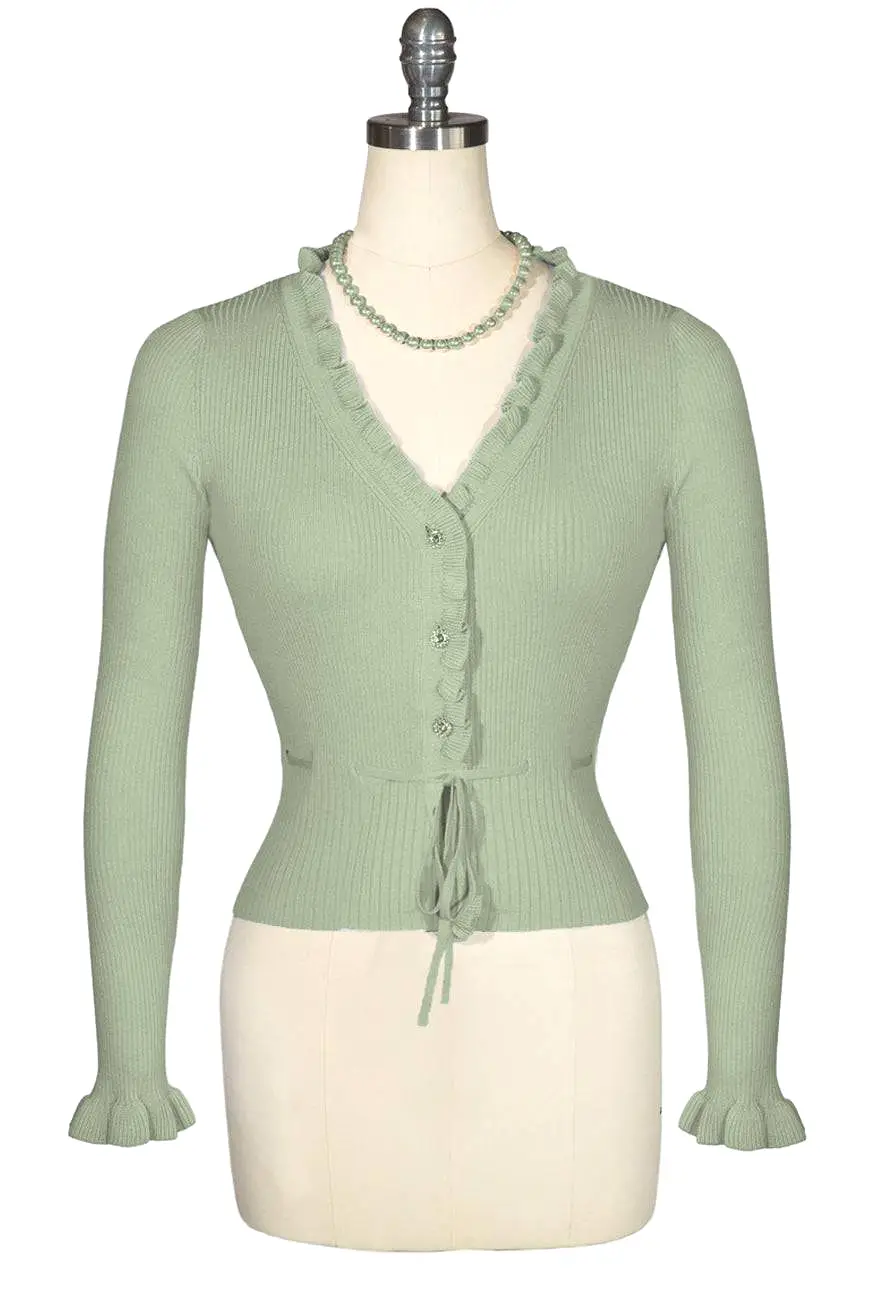 La Luna Knit Cardigan (Mint)