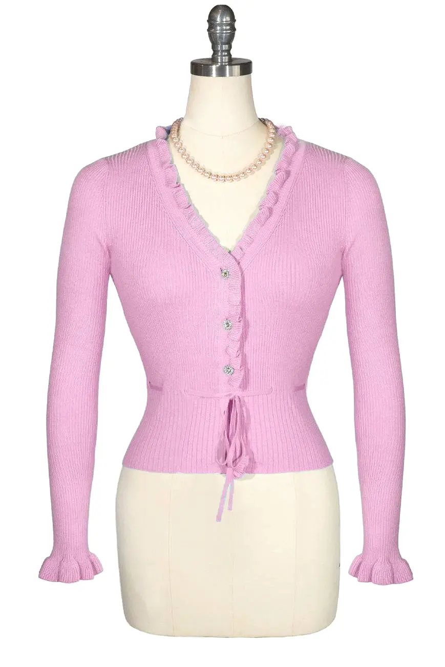 La Luna Knit Cardigan (Pink)