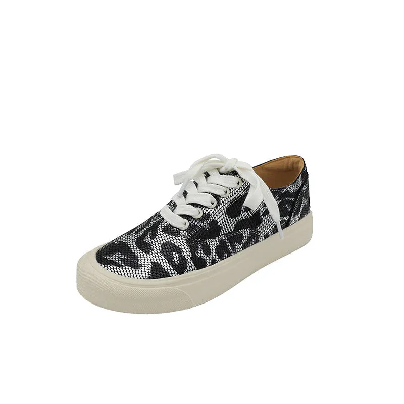 Leopard Print Canvas Shoes