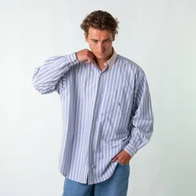 Light Blue 90s Polo Ralph Lauren The Big Shirt Longsleeve Casual Shirt (L)