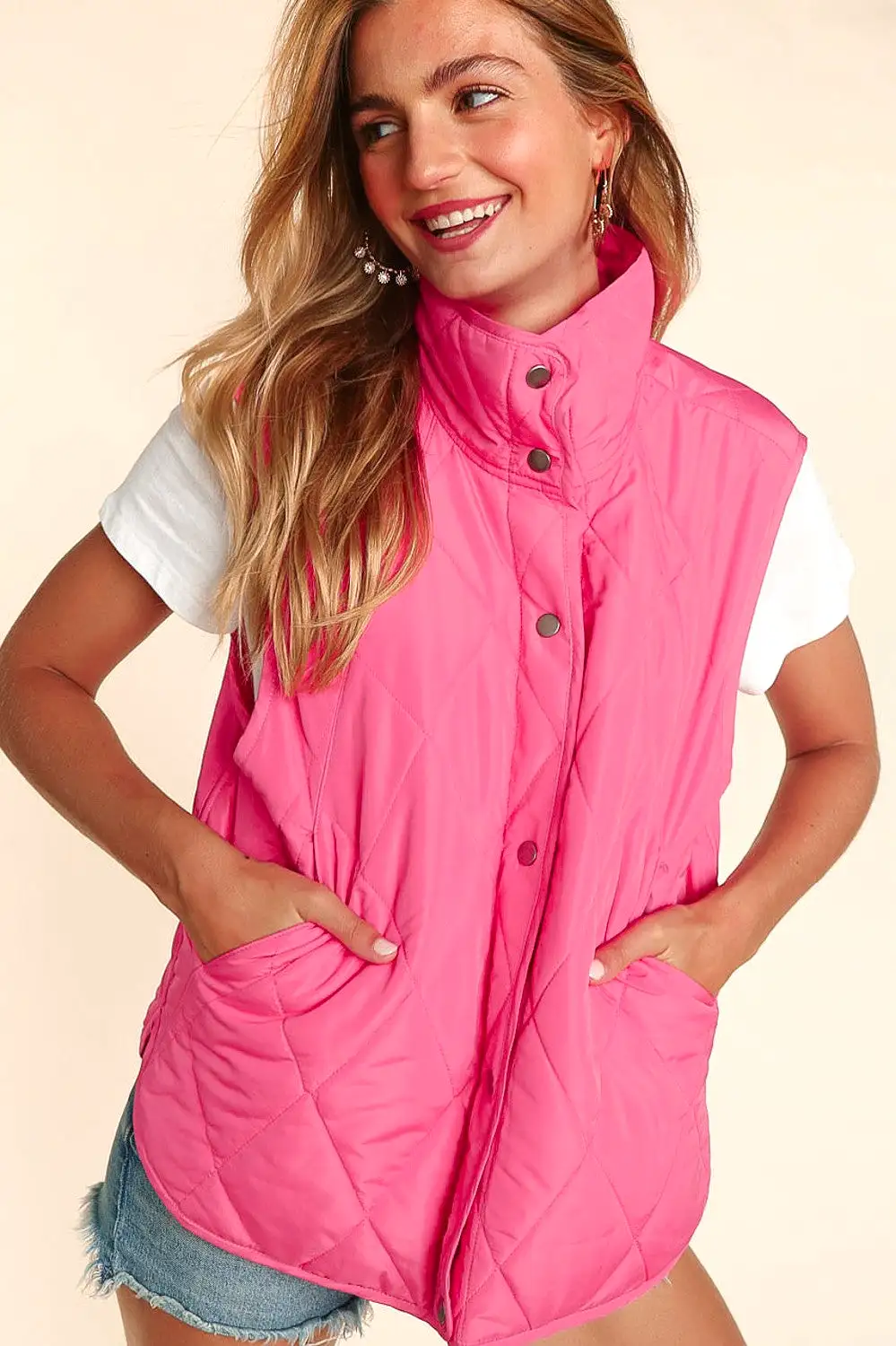 Lucky In Love Quilted Vest