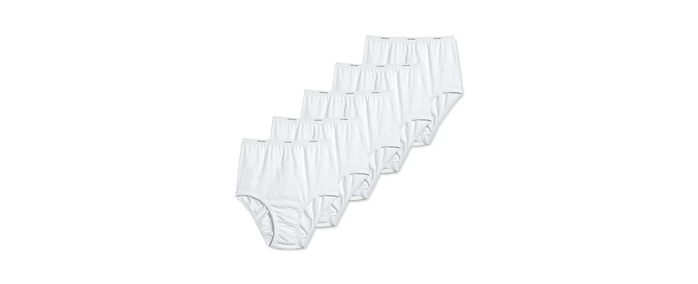 Macy's Jockey Women's Classics Cotton 5 Pack Brief Underwear 1743