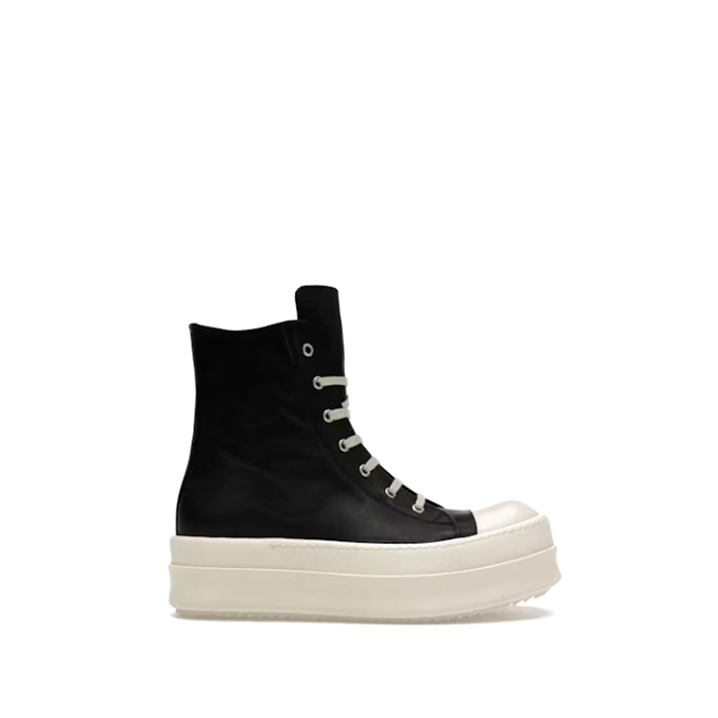 Men’s All-Season Canvas Shoes, Black Mid-Top 