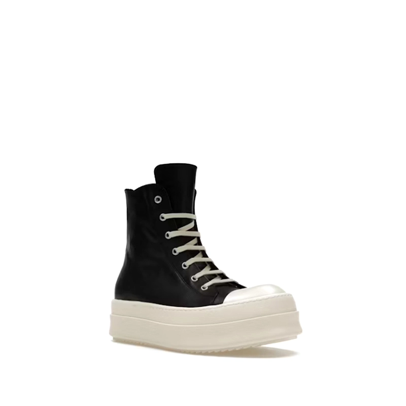 Men’s All-Season Canvas Shoes, Black Mid-Top 