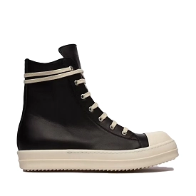 Men’s All-Season Canvas Shoes, Black Mid-Top 