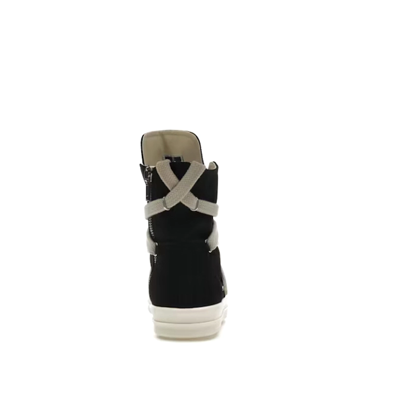 Men’s All-Season Canvas Shoes, Black Mid-Top 