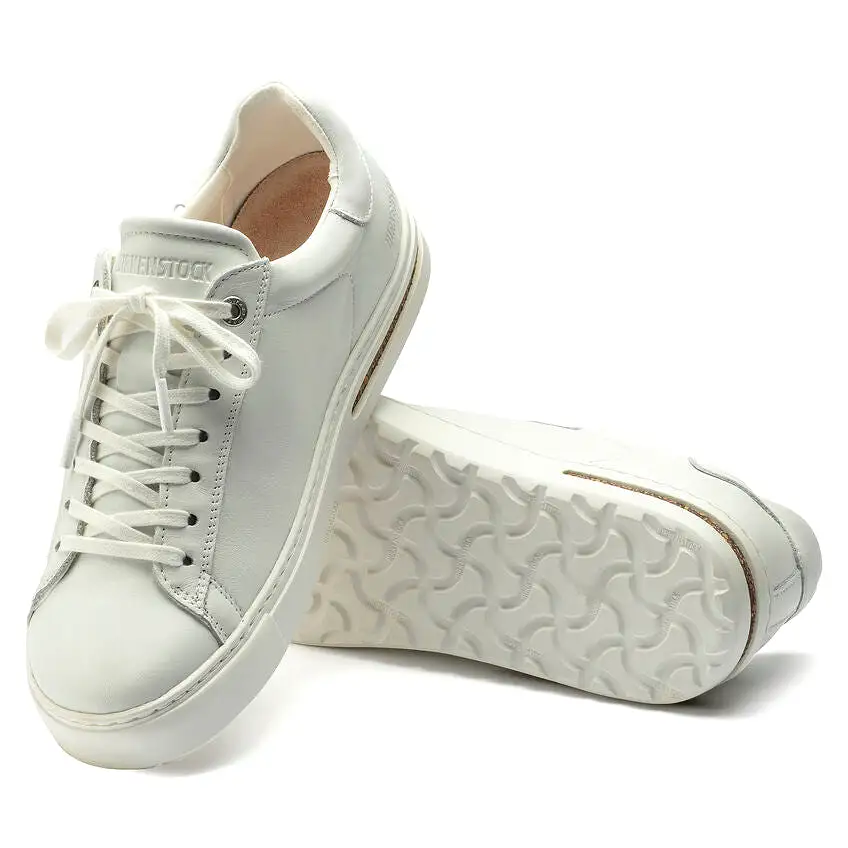 Men's Bend White Leather