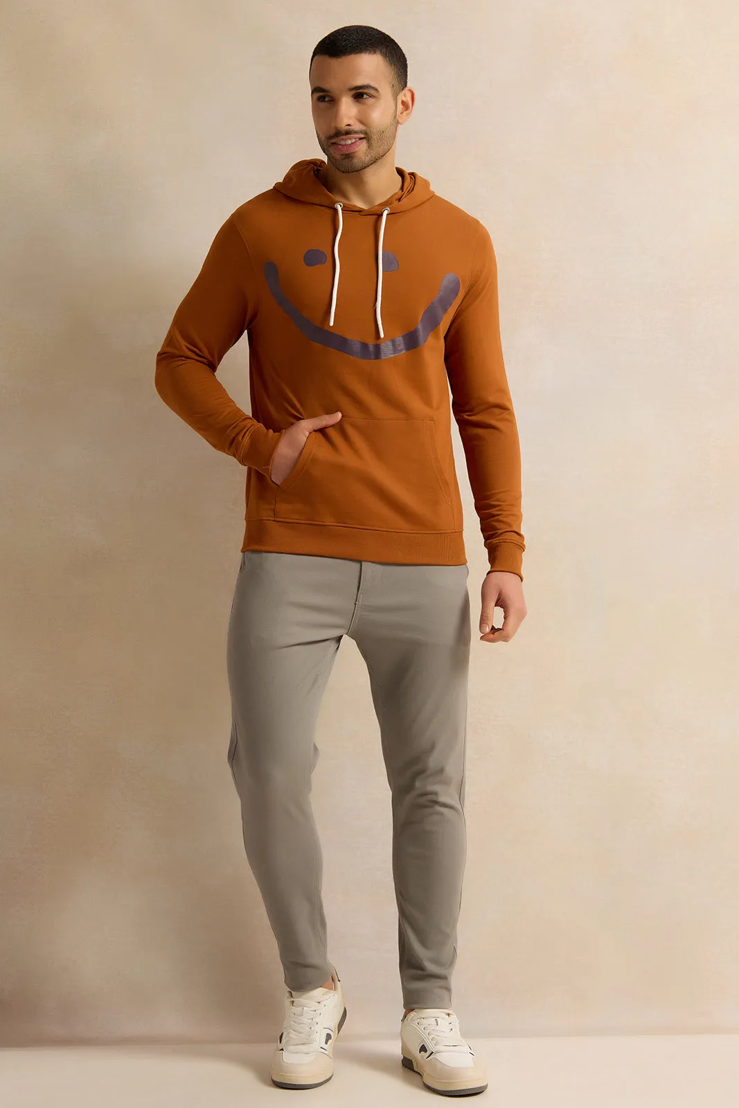 Mens Fleese Hooded Sweatshirt