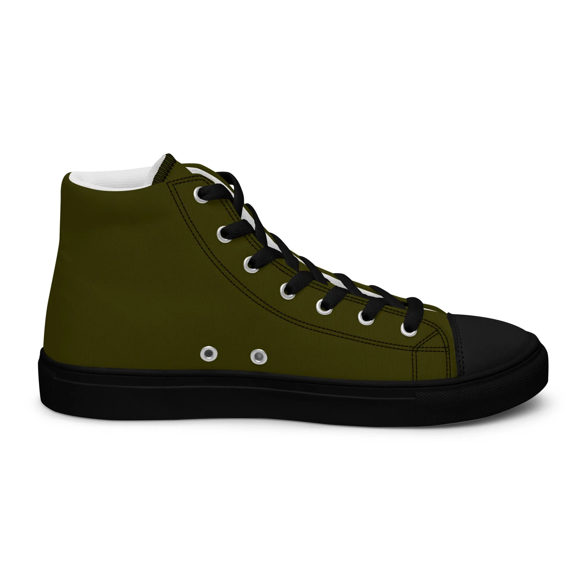 Men’s high top canvas shoes Karaka/Black