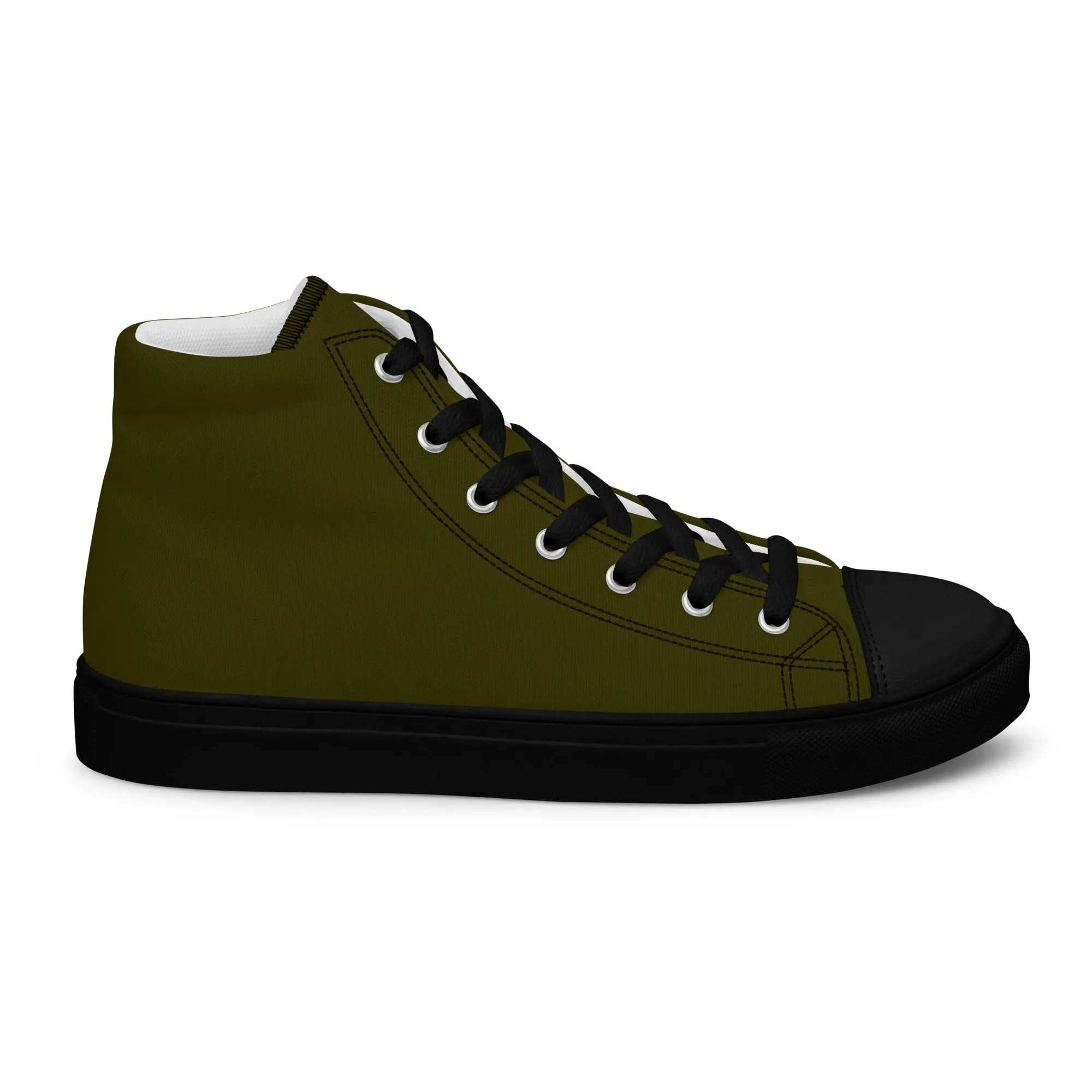 Men’s high top canvas shoes Karaka/Black