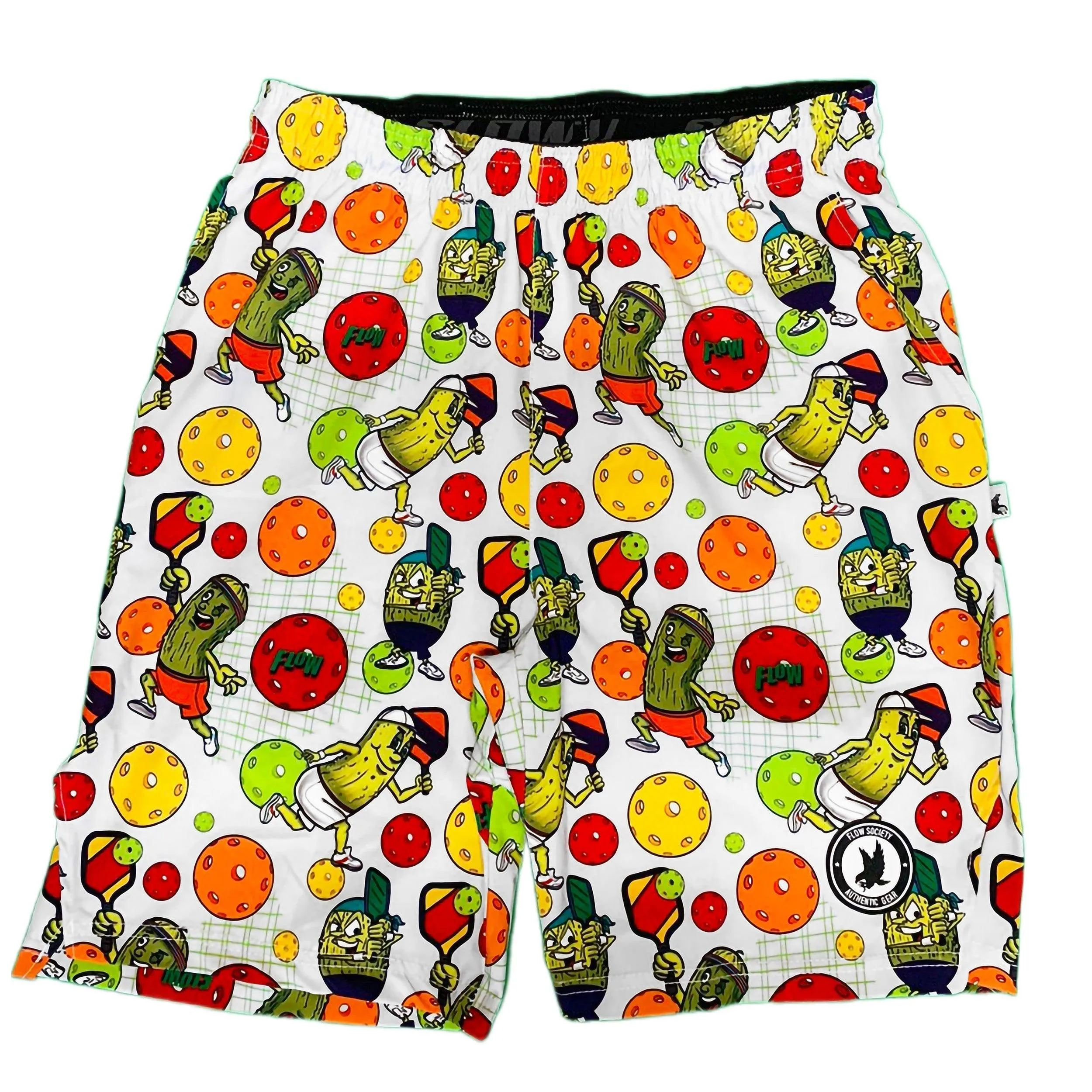 Mens White Pickleball Flow 9 Short