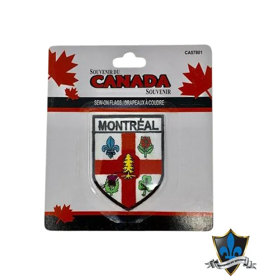 Montreal  Flag Iron on Patch