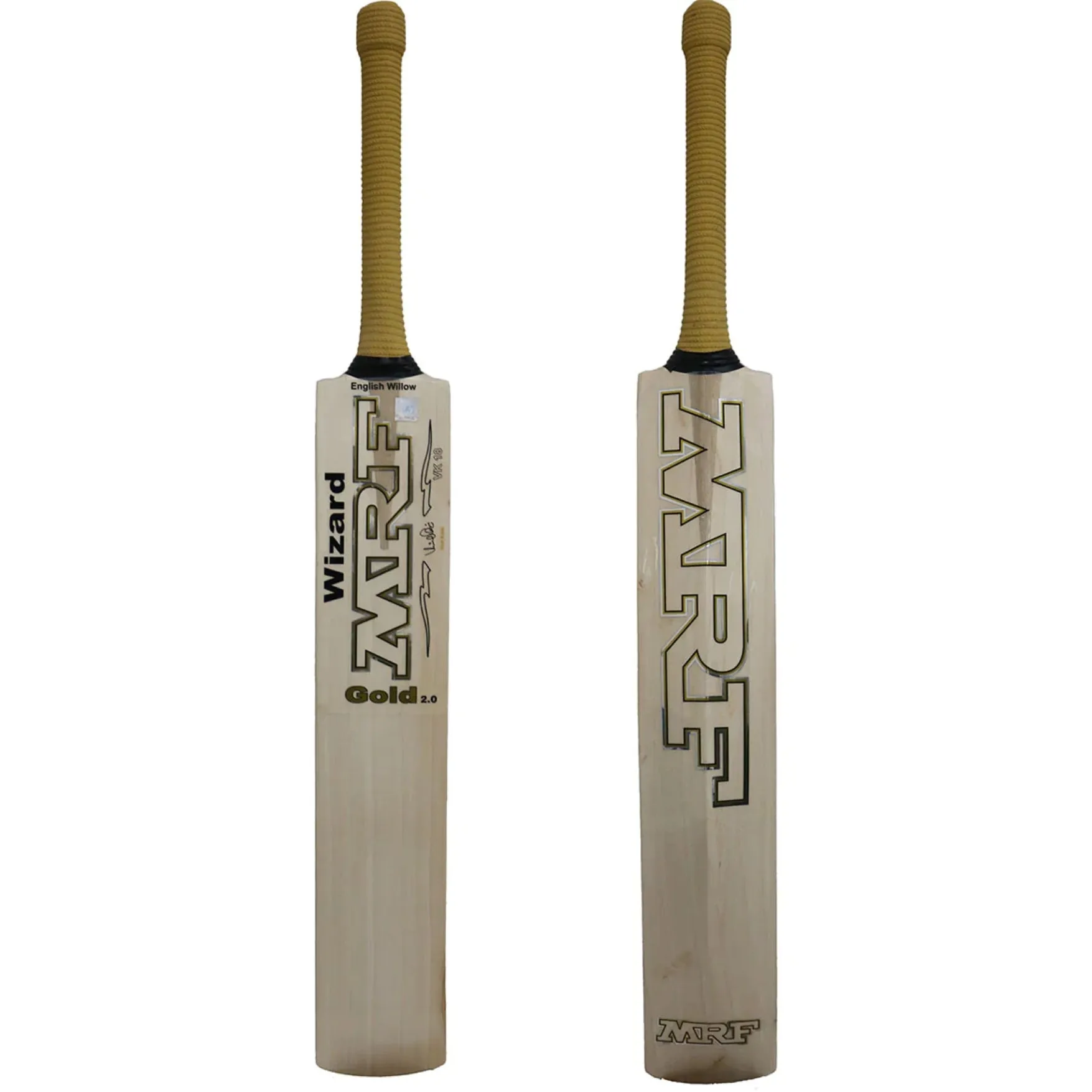 MRF Wizard Gold English Willow Cricket Bat 2024 MODEL