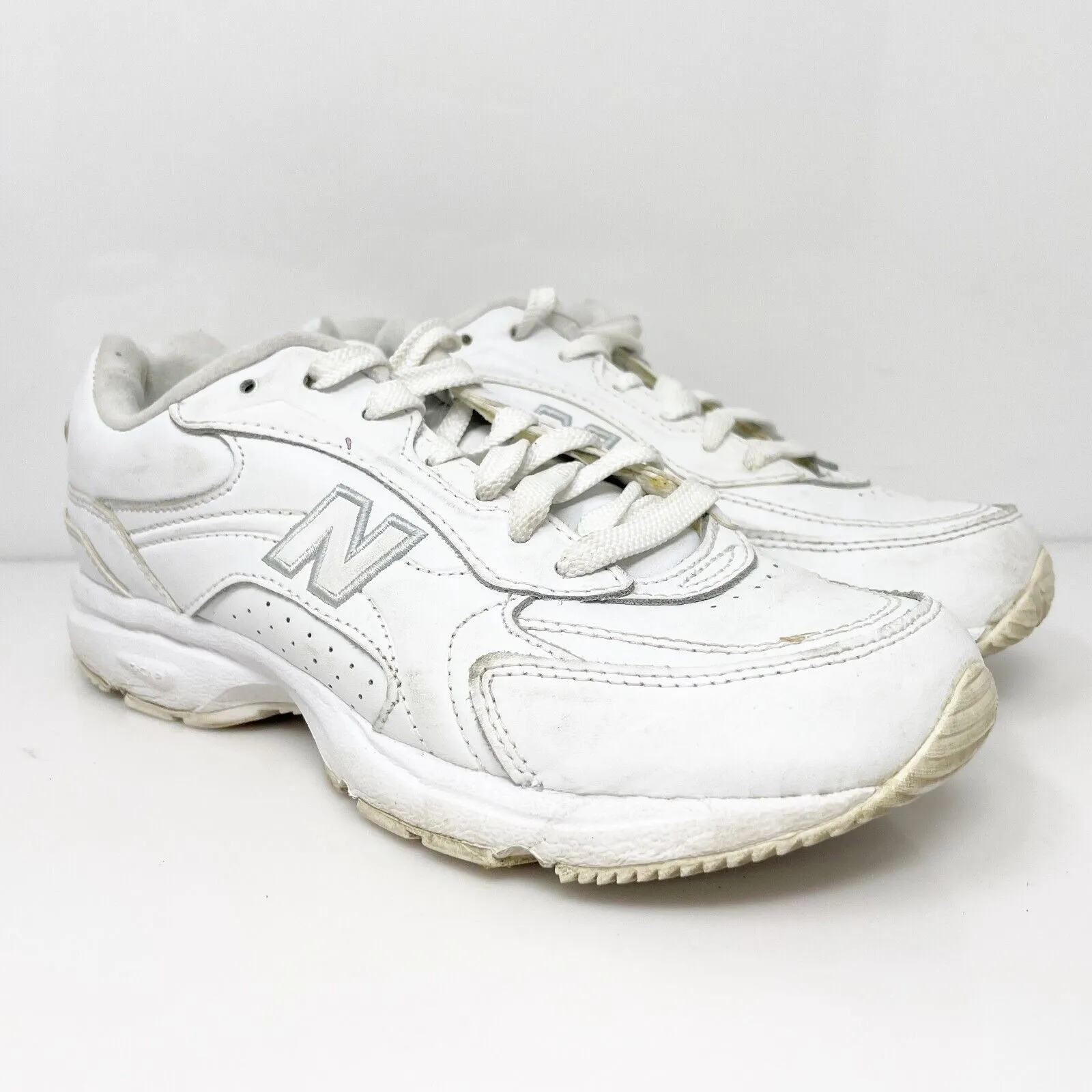 New Balance Womens 400 WW400WT White Casual Shoes Sneakers Size 7 B