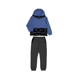 Nukutavake Blue Sweatshirt & Sweatpants set_7836-93