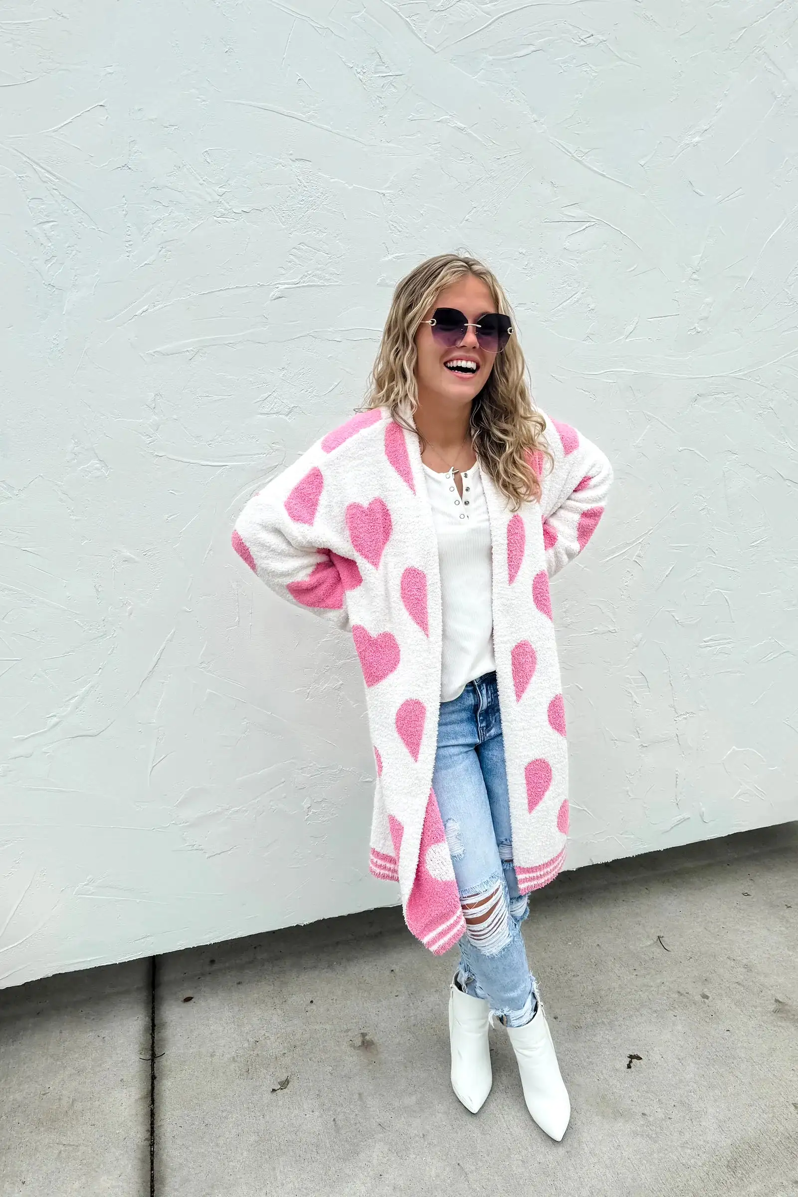 On Cloud Nine Valentine Cardigan