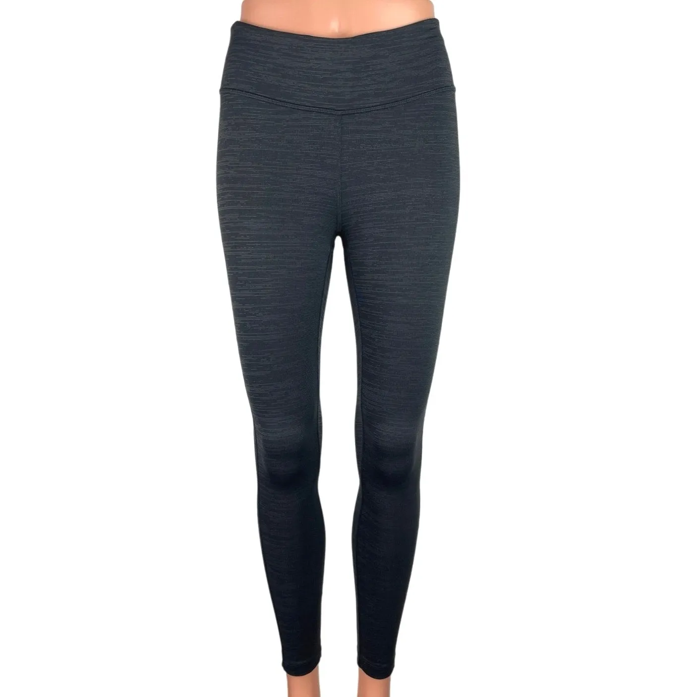 Outdoor Voices Black Mid Rise Pull On Yoga Cropped Athletic Leggings Size XS