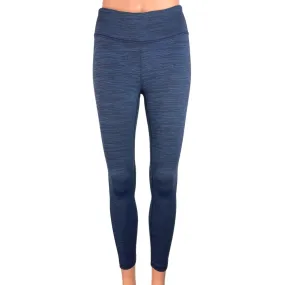 Outdoor Voices Blue Mid Rise Space Dye Pull On Cropped Athletic Leggings Size XS