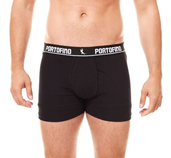 Pack of 6 PORTOFINO men s underwear comfortable boxer shorts PF100 black, navy, gray