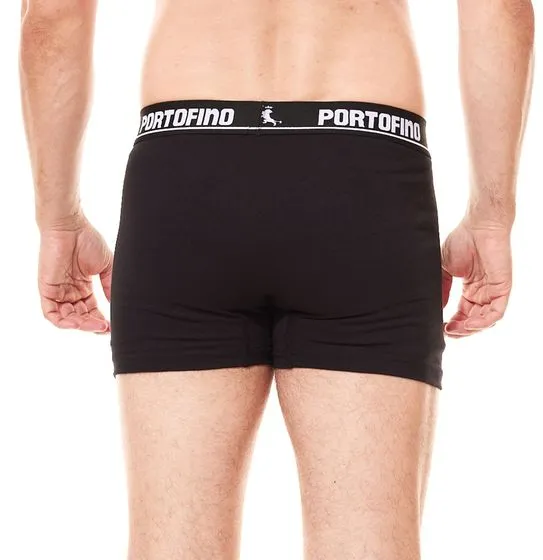 Pack of 6 PORTOFINO men s underwear comfortable boxer shorts PF100 black, navy, gray