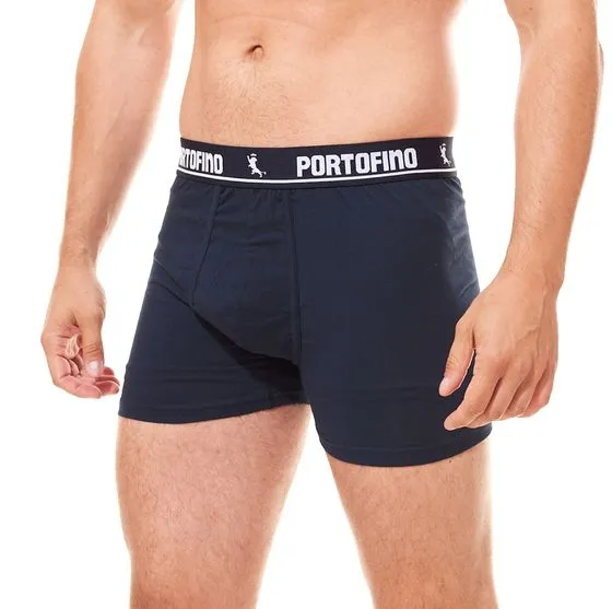 Pack of 6 PORTOFINO men s underwear comfortable boxer shorts PF100 black, navy, gray