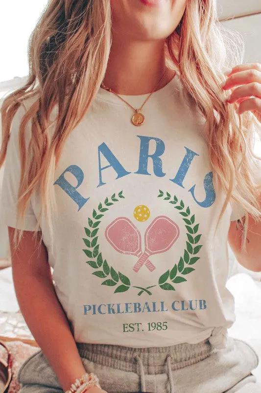 PARIS PICKLEBALL CLUB GRAPHIC TEE