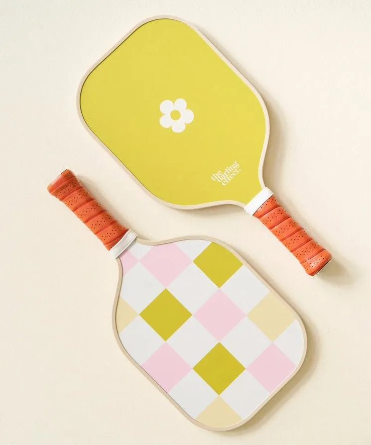 Pickleball Paddle - Check Green