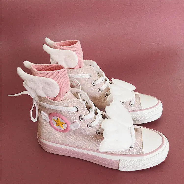 PINK MAGIC CANVAS SHOES BY81025