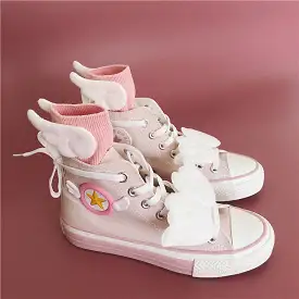 PINK MAGIC CANVAS SHOES BY81025