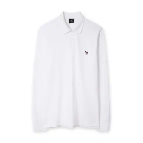 PS Paul Smith - Reg Fit LS Polo Shirt in White