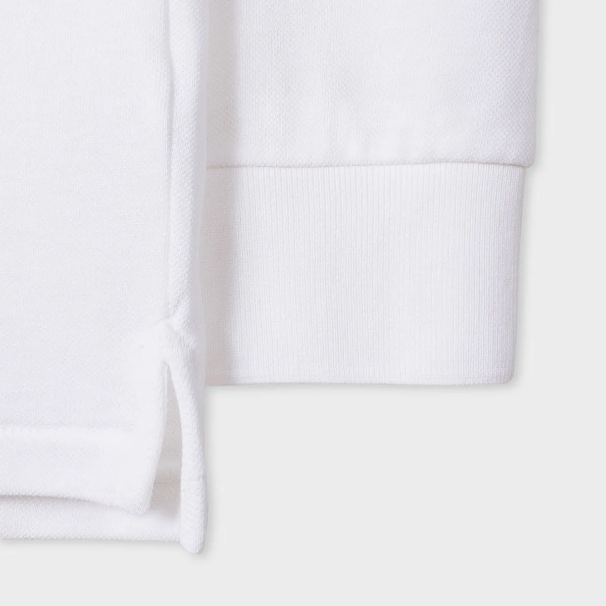 PS Paul Smith - Reg Fit LS Polo Shirt in White