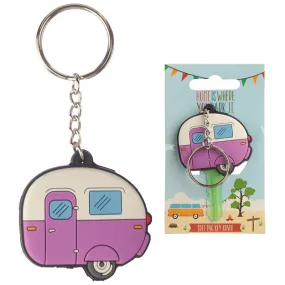 PVC Keyring - Caravan Key Cover KEY129