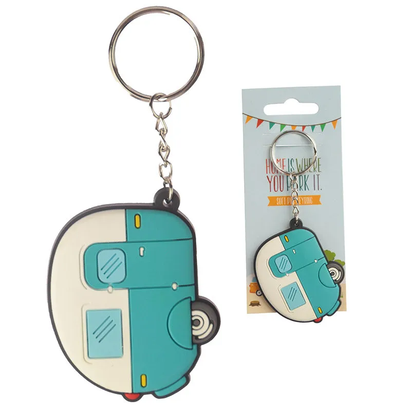 PVC Keyring - Caravan KEY128