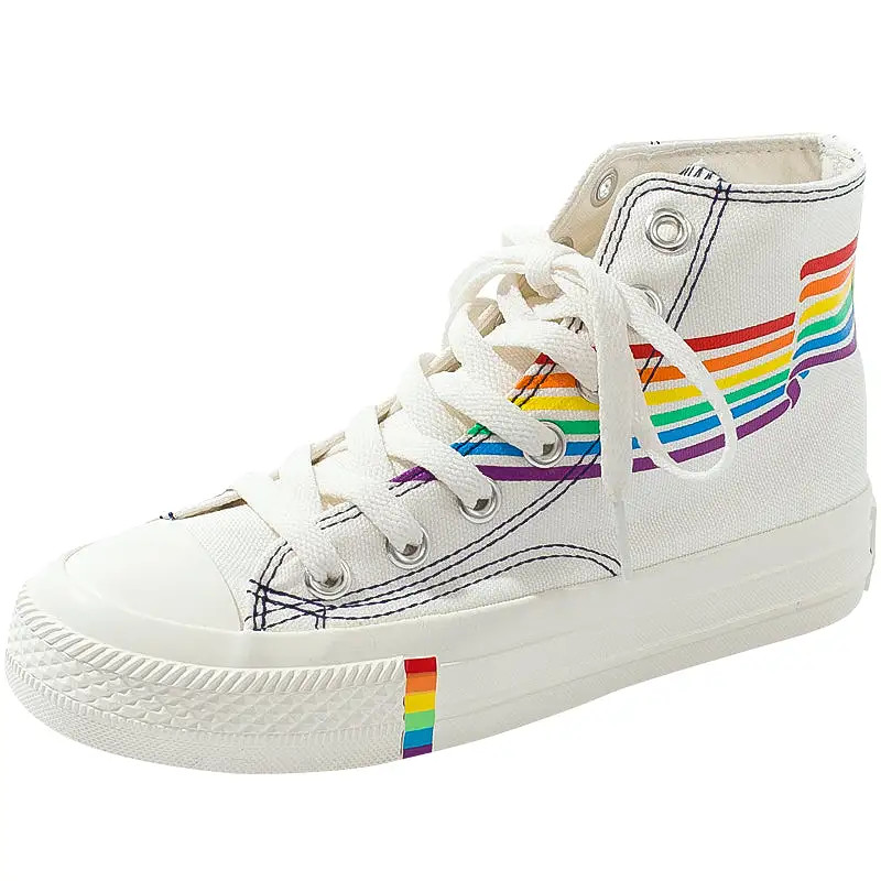 RAINBOW CANVAS SHOES BY81016