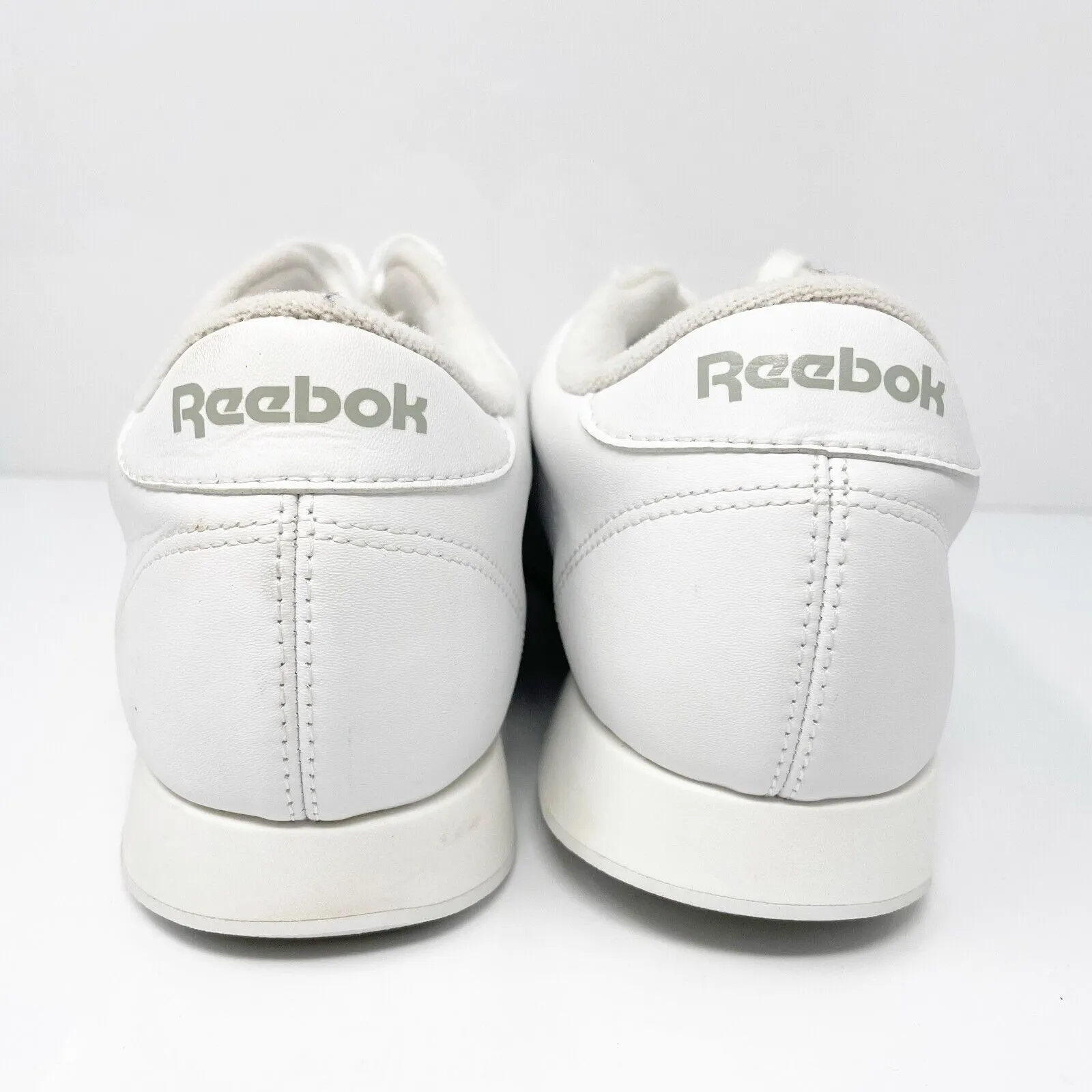 Reebok Womens Classic Princess 1475 White Casual Shoes Sneakers Size 9.5