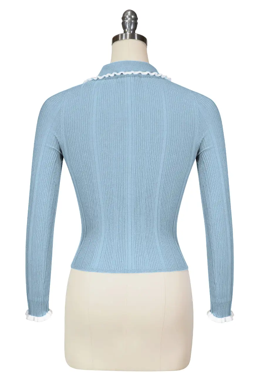 Riviera Knit Top (Blue)