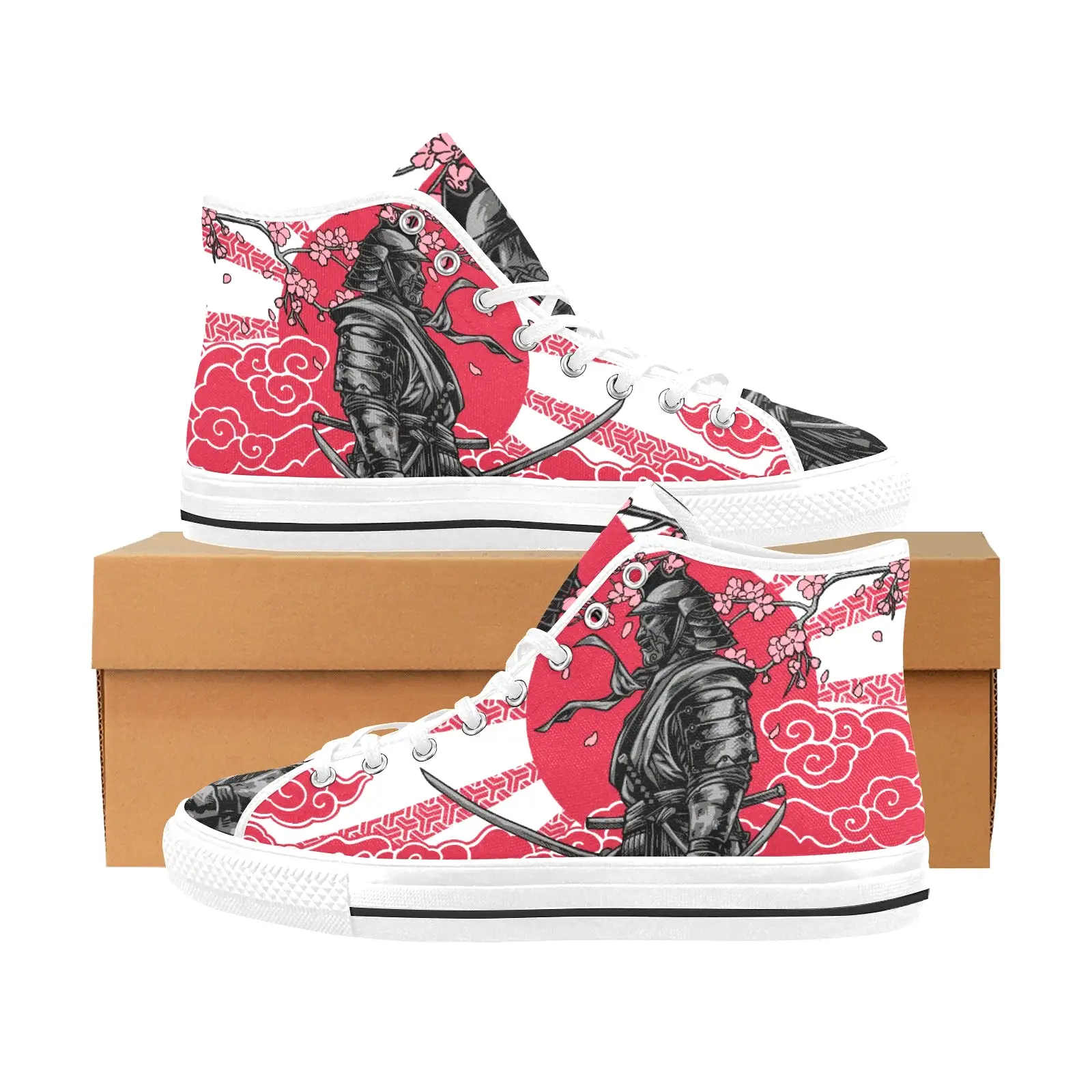 Samurai High Top Canvas Shoes