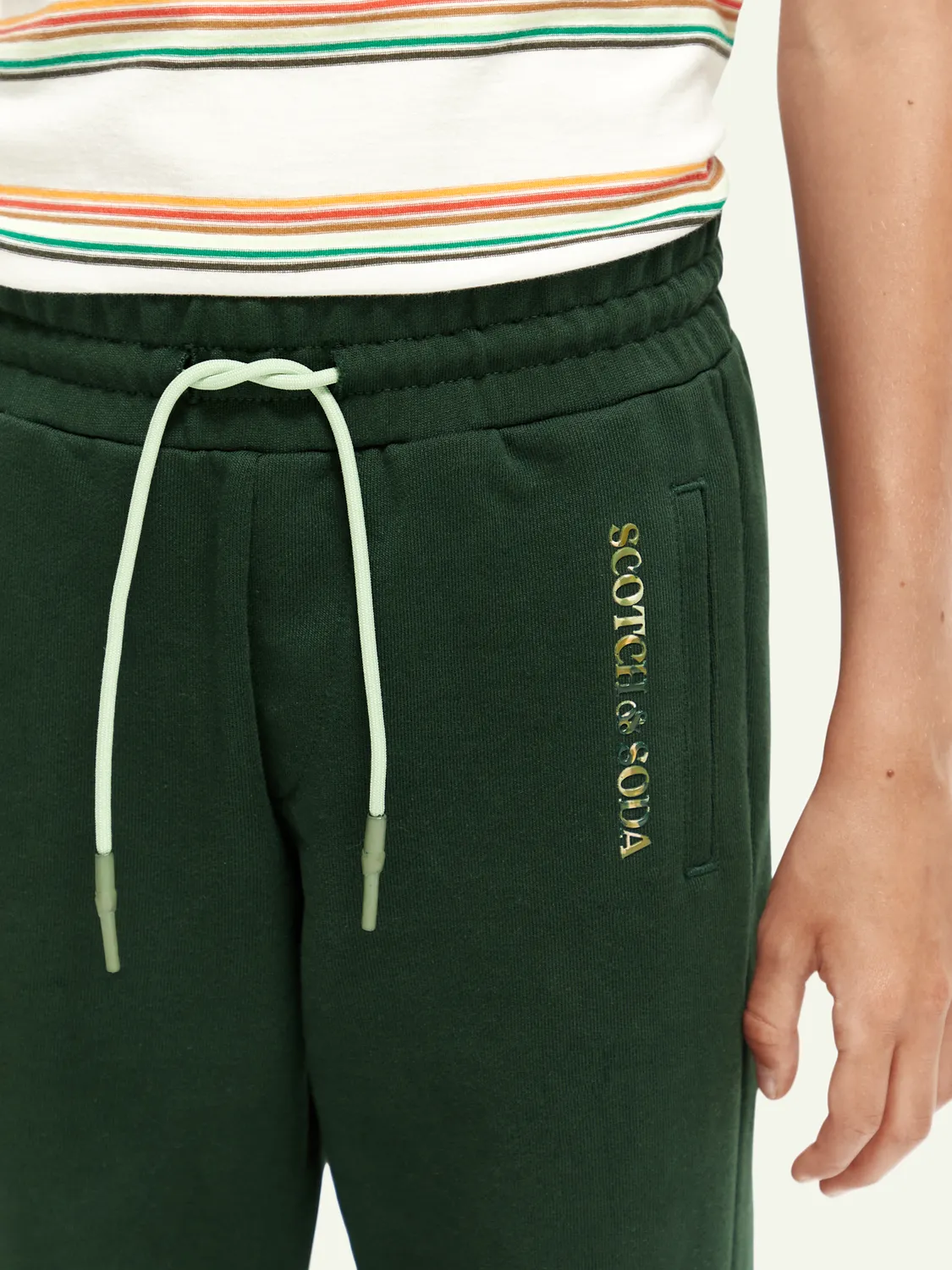 Scotch & Soda Boys Classic Sweatpants _Green 167537-1214