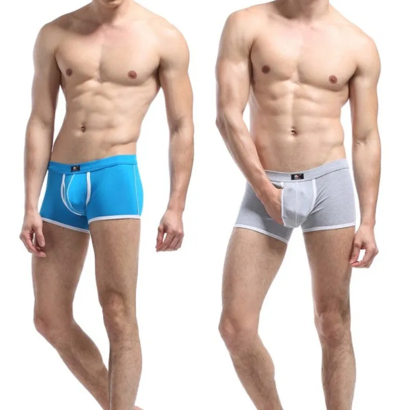 Sexy Men Cotton Underwear Boxer Trunkale Soft Underpants Boxers 7 Colors P18 SM6